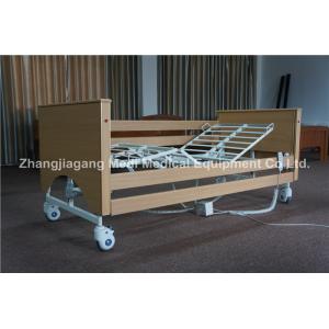 Height Adjustable Home Care Beds With Lock Down Side Rails On Casters
