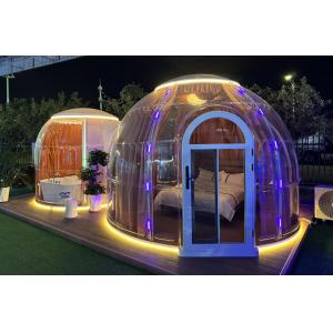 New Design Polycarbonate Dome Tent Modular Prefab PC Double Bubble Dome House