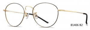 China Round Optical Metal Eyeglasses Frames Men Women Myopia Fashion Wearing on sale