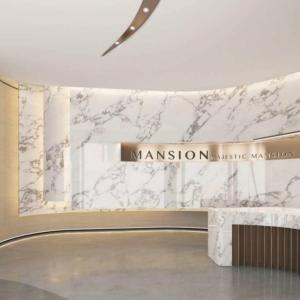 Commerce Bamboo Charcoal Board Veneer Marble Fiber Wall Panel with Carbon