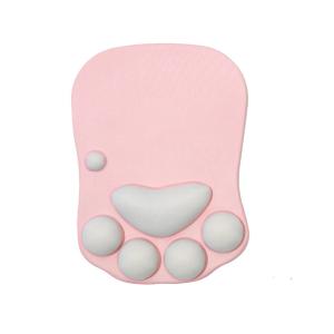 Gel Wrist Rest Kitty Paw Mouse Pad Fatigue Free Ergonomic Design
