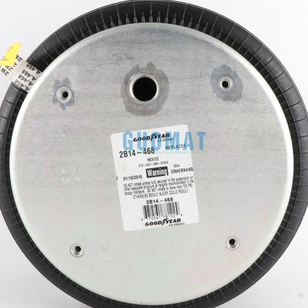 2b14-468 Goodyear Air Spring Shocks Cross to W01-M58-6378 Industrial Air Spring with Four Bolts on One Plate
