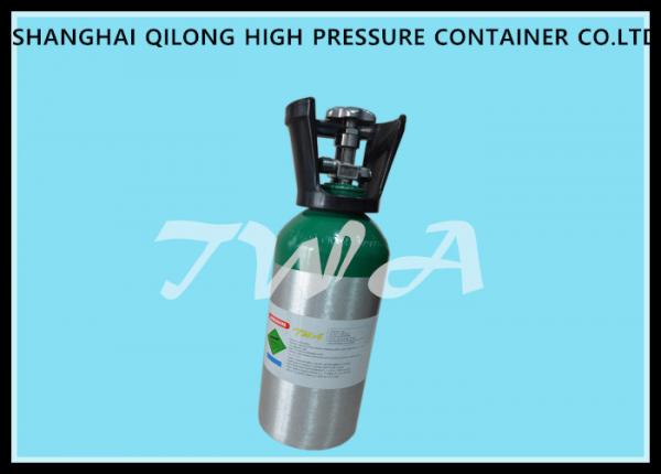 Quality TWA Lightweight 0.8L Aluminum Gas Cylinder / Small Gas Bottle wholesale