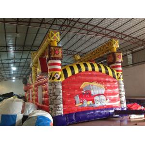 New Inflatable Construction Themed Obstacle Course PVC Outdoor Games