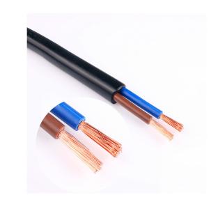 RVVB 2 Core 3 Core Stranded Copper Wire , PVC Insulated Indoor Electrical Flat