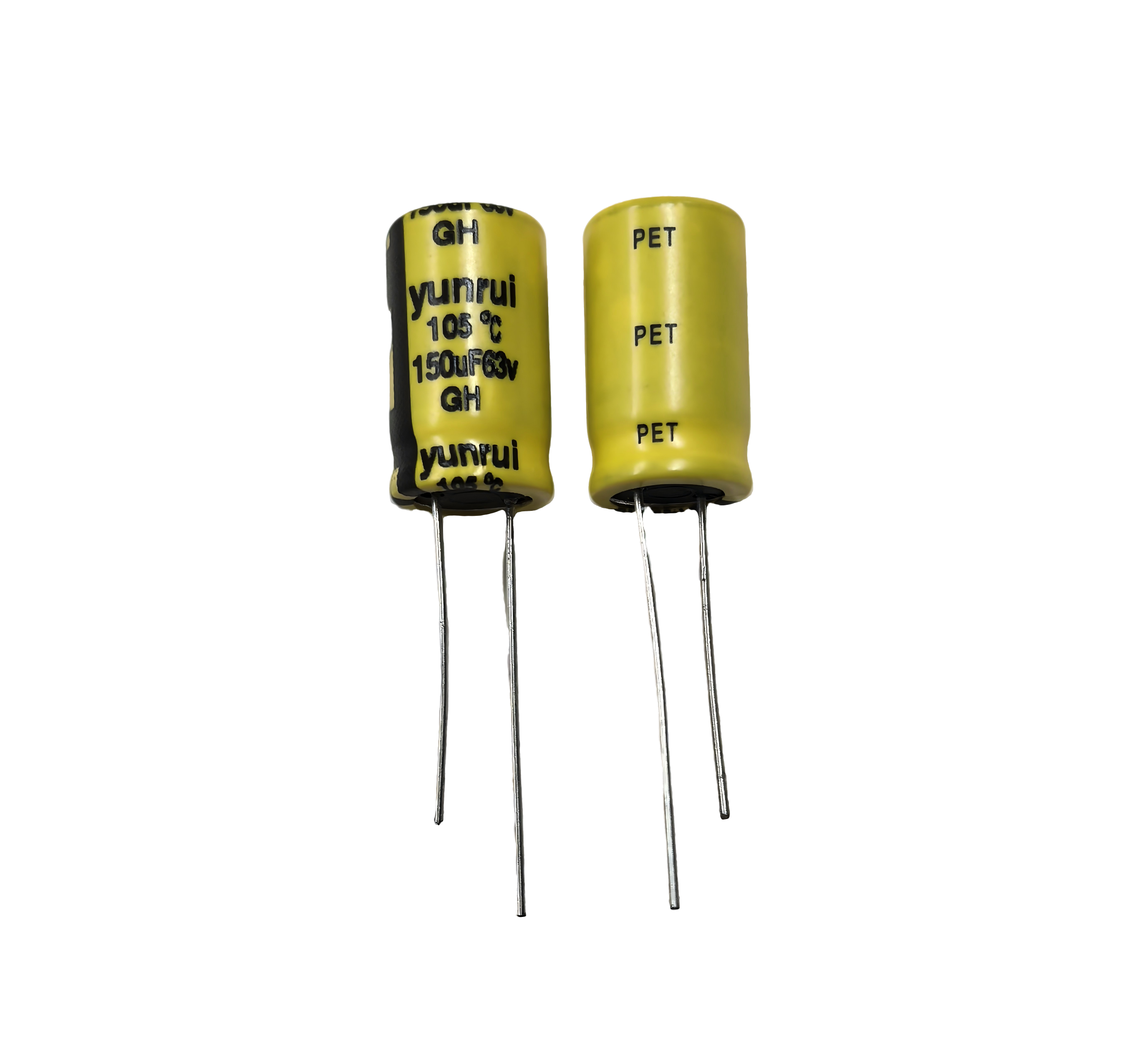 150UF 63V 105° Premium Radial Aluminum Electrolytic Capacitor for Power and