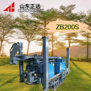 The ZB200S Crawler Water Well Drilling Rig Is Safer To Operate And Has A Wide