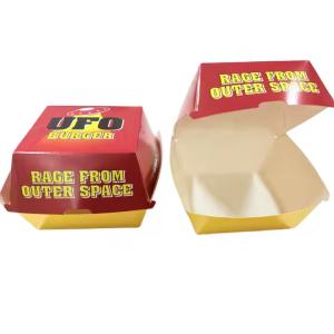 ISO9001 Certified ECO-Friendly Hamburger Box Customized Design Biodegradable