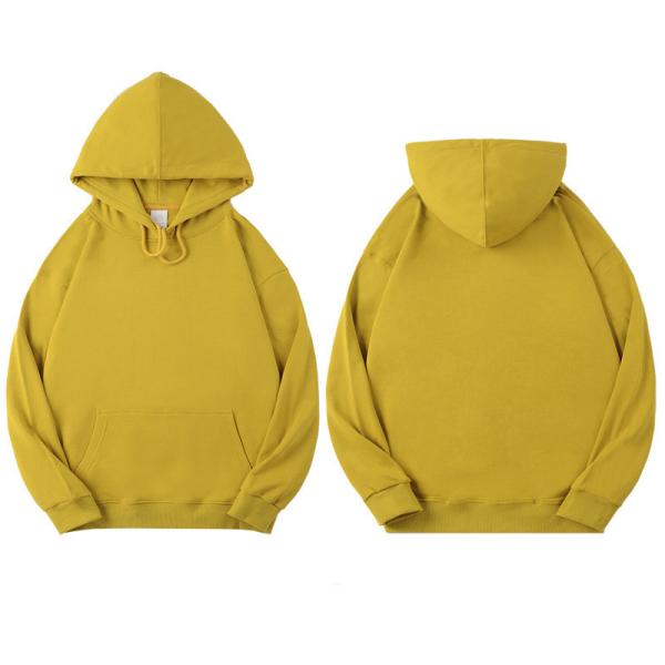 Quality Winter 100% Cotton Polyester Sweatshirt Hoodie Solid Pattern wholesale