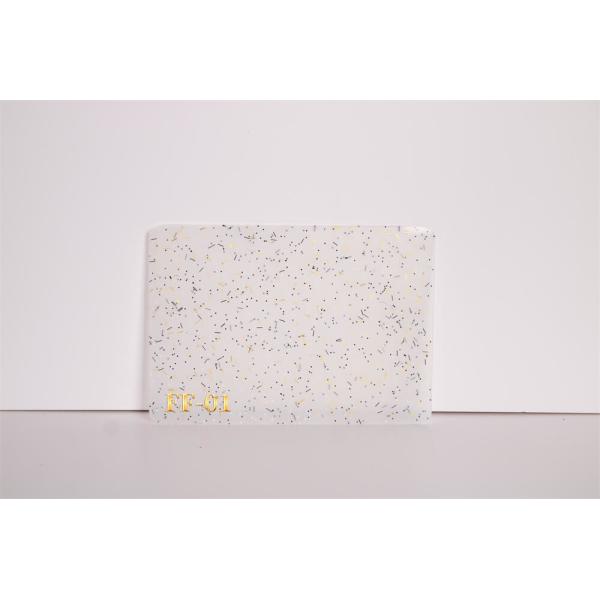 No Fading Transparent Glitter Acrylic Sheets 3mm Perspex Plastic Sheet