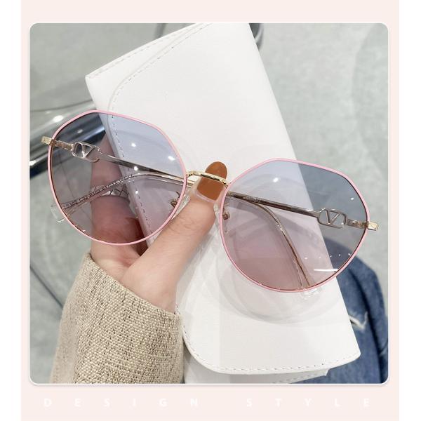 Metal Frame Polygon Shape Sunglasses Girls sturdy Customizable