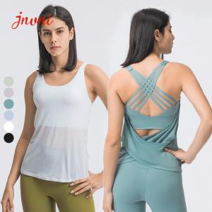 China Short Sleeve Breathable Women Yoga Shirts Exercise Shirts Quick Dry on sale