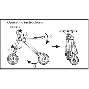 AOWA Folding E Scooter Waterproof Electric Foldable Scooter With CE Certificatio