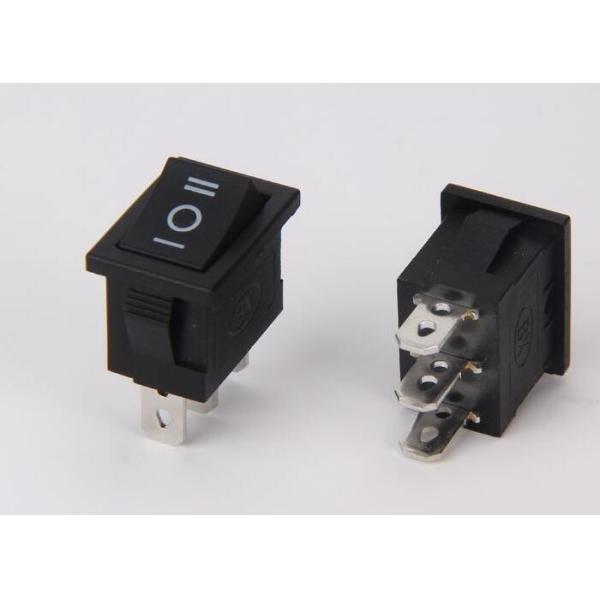 Quality Kcd1 - 106 Electrical Rocker Switches 21 * 15mm 3 Pins 10A CE / TUV wholesale