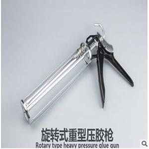 KM 10.5-inch 400ml Heavy Duty Revolving Barrel Resin Caulking Gun, 10:1 12:1 18