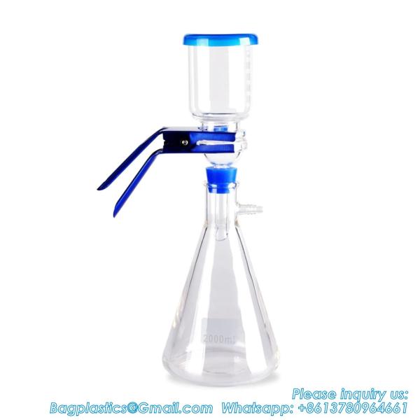Lab Vacuum Filtration Distillation Apparatus, Heavy Wall Lab Filtering Set, 1