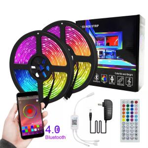 Ir Control Indoor Decoration 5050 RGB LED Strip 12V 5m 10m 60d/M Waterproof SMD