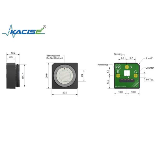 Quality Miniature Size CO-H4X Carbon Monoxide Sensor High Resolution And Low Zero Current For Industrial wholesale