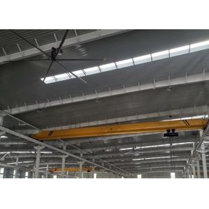 Aluminum Magnesium Alloy Blade Hvls Ceiling Fan For 1.5kw Brushless Permanent