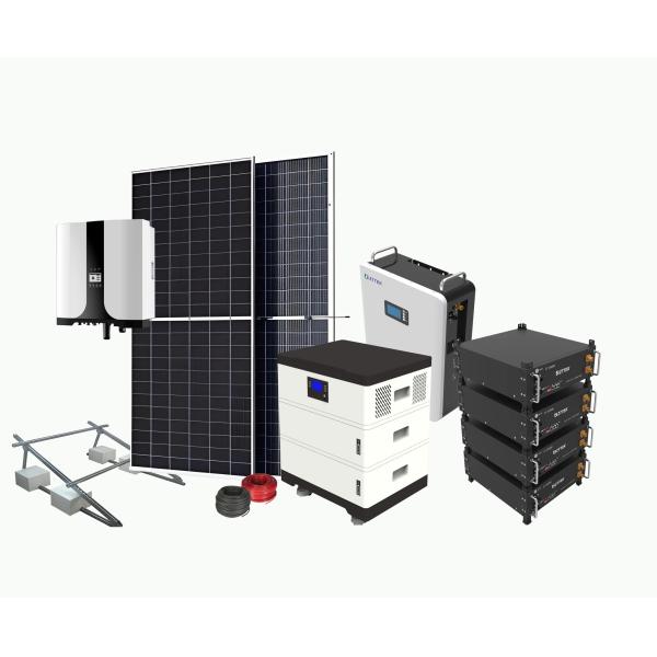 Microgrid solution- Solar + Battery + PCS + MTTP + Diesel gensets 3kw 5kwh