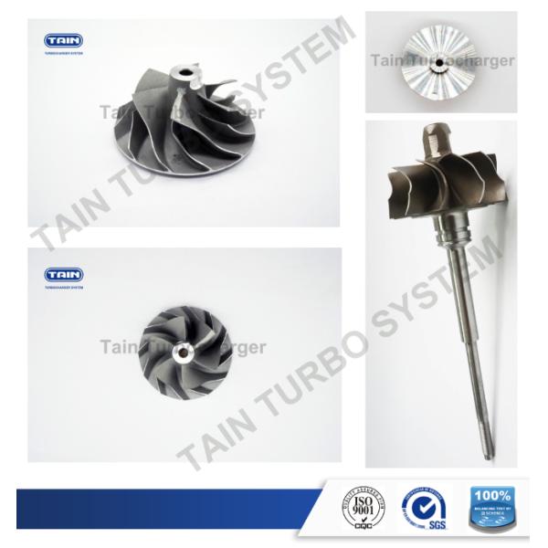 GT25 / TB28 Turbocharger Compressor Wheel , Turbocharger Spare Parts 700716-0003 466543-0001