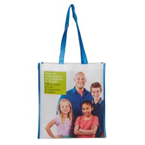 China Handled Polypropylene Shopping Tote / Hand Made PP Woven Shopping Bag on sale