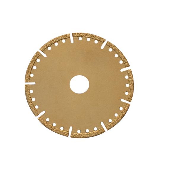 vacuum brazes metal cutting diamond saw with universal cutting purpose, rescue purpose diamond circular blade