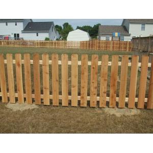 China Customized Outdoor Cedar Wood Fence For Garden Decoration Good Stability on sale
