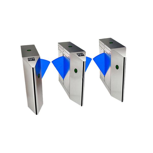 Electric Security Flap Barrier Gate Turnstile Entrance Gates With CE Certificati
