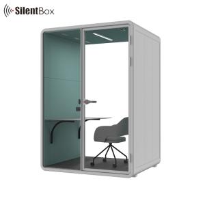 Modern Movable Silent Booth with 4000K Lighting STC30dB Soundproof and RT0.75s