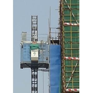 Buy cheap Rack Pinion Type VFD Single Cage Modular Material Hoist Construction from wholesalers