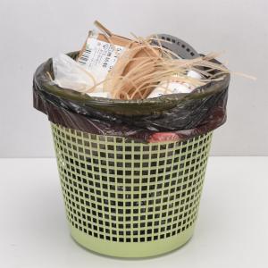 Cheap Custom Order Accepted Household Blue Plastic Roll Garbage Bag with Drawstring Drawstring for sale