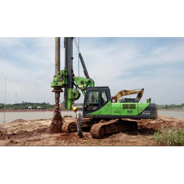 Excavator Water Well Drill Foundation Drilling Rock Auger KR150A 1300mm Hydraulic Piling Rig