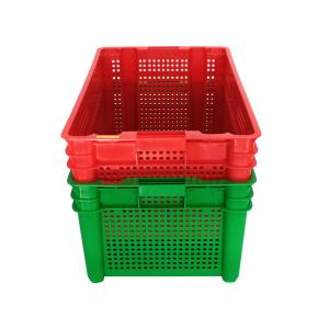 Plastic Crate Stackable Heavy Duty and Eco-Friendly for Logistic Transport