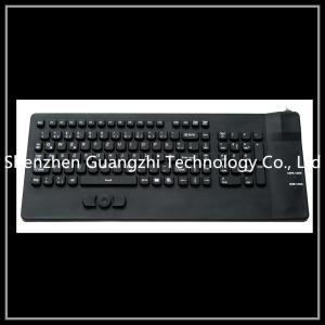 Mechanical Silicone Rubber Keypad Black For Industrial Equipment Washable