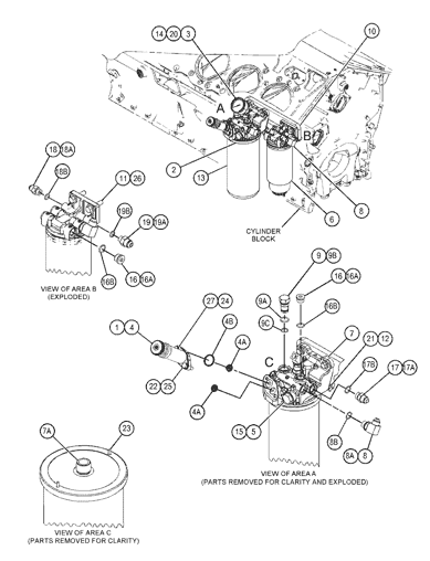 1R0755 1R-0755 Fuel Filter Excavator Filter For 345C 345C L 345C MH 345D 345D L