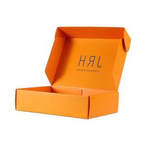Cheap Classic Corrugated Board Gift Wrapping Boxes Recyclable Custom Logo for sale