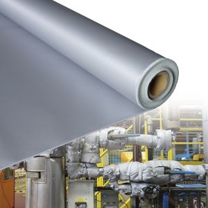 Double Side Silicone Rubber Coated Fireproof Fiberglass Fabric with Temperature