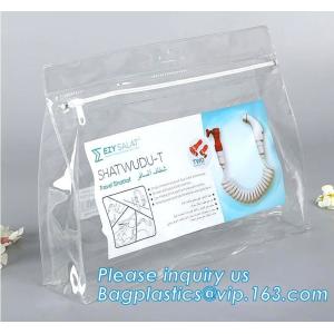 A5 size clear plastic PP PVC document file bag with zip lock,PVC bag zippered