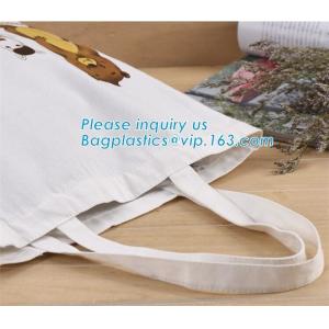 durable wax rope handle cotton tote bag，Cheap Wholesale Handle Shopping Bag