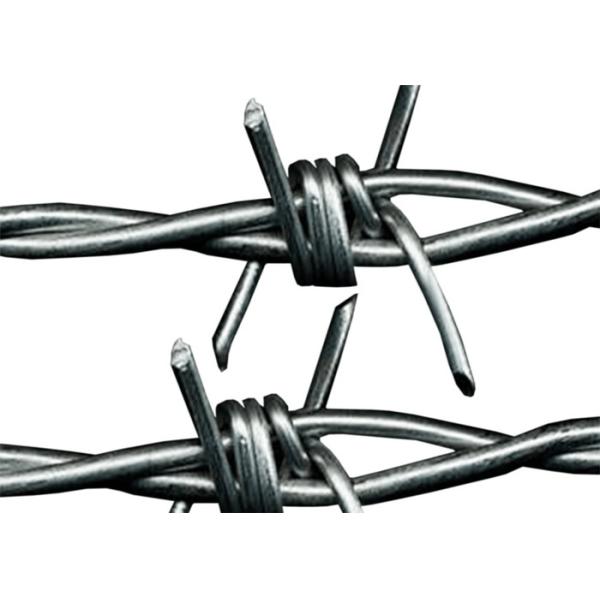 Quality ety Iron Stretching Barbed Wire Fence For Goats Double / Single Twisted BWG 12# wholesale