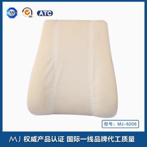 Ergonomic Design Memory Foam Back Support Cushion with Elastic Strap in Car and