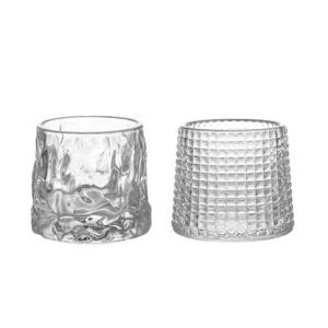 China Borosilicate Clear Cylinder Crystal Whisky Glass Cup 170ml on sale