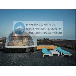Cheap HotDIP Galvanized Geo Tent Dome With Heat Proof Aluminium Layer for sale