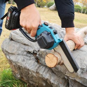 6 Inch Mini Battery Chainsaw Ultra Light With Oil Pump Cordless Electric