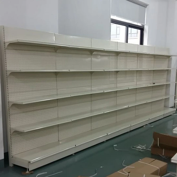Factory Customized Color Size gondola supermarket shelves for grocery store