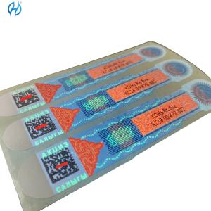 Customized Vinyl Holographic Stickers with Glossy/Matt Finish