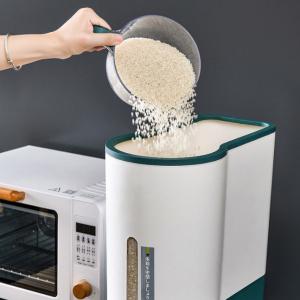 25 Lbs Large Grain Rice Storage Container With Lid