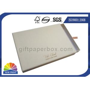 Presentation Drawer Paper Box Sliding Rigid Cardboard Box With Sleeve