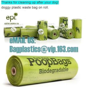 Pet Dog Waste bags Poop Pooper Scoopers for Bags on Board biodegradable 5 Color